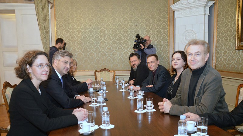 Predsjednik Vlade s predstavnicima filmskih redatelja i producenata 